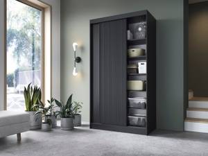 Penderie Nero Basic Noir - Largeur : 120 cm - 2 porte