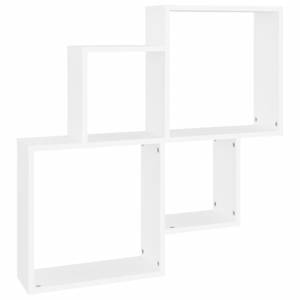 Étagère cube murale 3008075 Blanc - Bois manufacturé - 80 x 79 x 15 cm