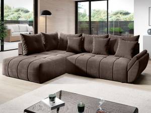 Ecksofa GENOA L Braun