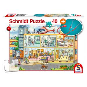 Puzzle Im Kinderkrankenhaus 40 Teile Papier - 20 x 4 x 28 cm