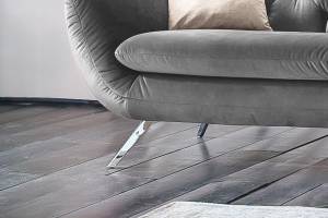 Sofa CHARME 2-Sitzer Velvet Granit