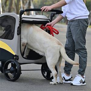 Hundewagen Hundebuggy bis 50kg Tiefe: 100 cm