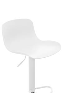 Tabouret de bar Almada Lot de 2 Blanc