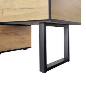 Sideboard Astraios Ⅲ Braun - Holzwerkstoff - Metall - Massivholz - Holzart/Dekor - 34 x 50 x 200 cm