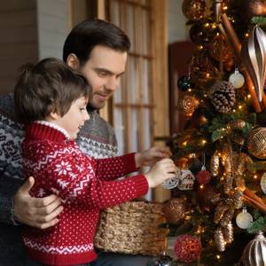 Weihnachtskugeln im 150er Set Silber - Weiß