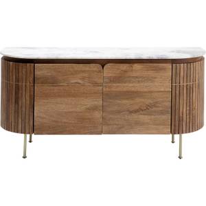 Sideboard Grace Braun - Stein - Holzart/Dekor - 160 x 78 x 45 cm