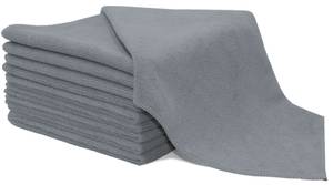 Reinigungstücher 00000017 10er Set Grau - Textil - 40 x 1 x 40 cm