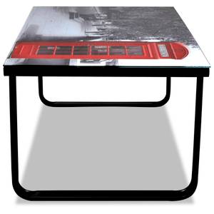 Couchtisch 241176 Glas - Metall - 45 x 32 x 90 cm