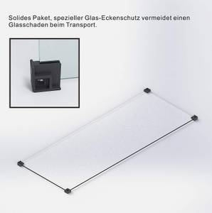 Walk-In Duschwand GWALAS NANO Klarglas Breite: 90 cm