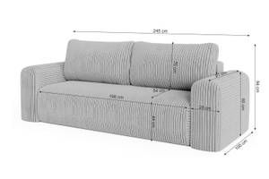 Sofa mit Schlaffunktion LELU Creme