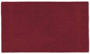 Handtuch bordeaux 50x100 cm Frottee Rot - Textil - 50 x 1 x 100 cm