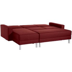 Just Fashion Funktionssofa mit Hocker Rot