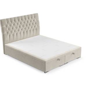 Polsterbett Nyla Beige - Breite: 200 cm