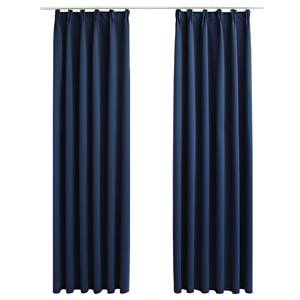 Vorhang (2er Set) 299467 Blau - Höhe: 175 cm