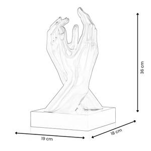 Harz-Skulptur Tiefer Vereinigung Silber