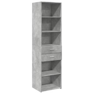 Highboard DE3227 Grau - Holzwerkstoff - 43 x 185 x 50 cm