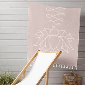 Seahorse Lotus - Hamam-Handtuch - 90 x Pink - Textil - 25 x 3 x 25 cm