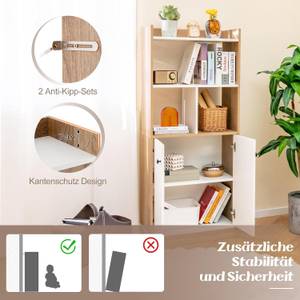 Bücherregal VH33779DE Weiß - Holzwerkstoff - 30 x 140 x 60 cm