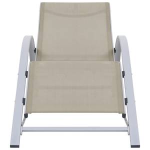 Chaise longue 3006524 Blanc - Métal - 60 x 66 x 167 cm