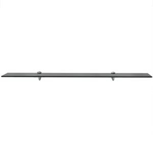 schwebendes Regal 3014170-2 Schwarz - Tiefe: 100 cm - Glas - Metall