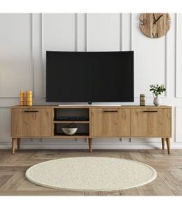 Meuble TV Exxen Beige - Imitation chêne