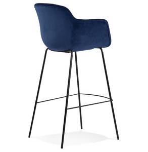 Tabouret De Bar LARISSA Noir - Bleu