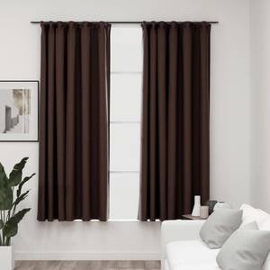 Rideau (lot de 2) 3003243 Taupe - Hauteur : 175 cm