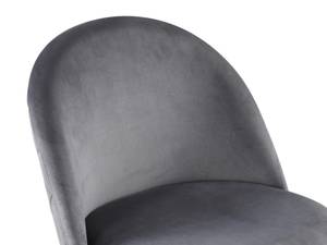 Chaise coque MELBOURNE Gris - Lot de 6