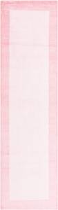 Tapis de passage Darya CCCXXXIV Rose foncé - Textile - 84 x 1 x 297 cm