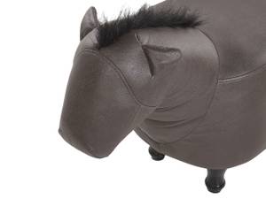 Pouf animal HORSE Marron - Marron foncé - Chêne foncé