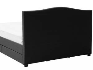 Doppelbett MONTPELLIER Dunkelgrau - Grau - 187 x 110 x 213 cm