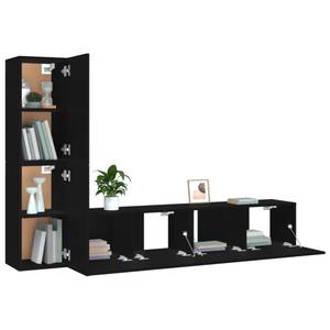 TV-Schrank 4er Set D619 Schwarz