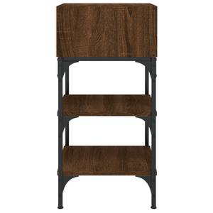 Eleganter Nachttisch mit viel Stauraum Braun - Holzwerkstoff - 35 x 70 x 35 cm