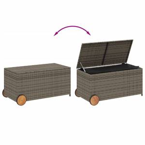 Boîte de rangement de jardin 299772 Gris - 107 x 53 x 55 cm