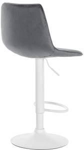 Tabouret de bar Lex Lot de 2 Gris lava - Blanc