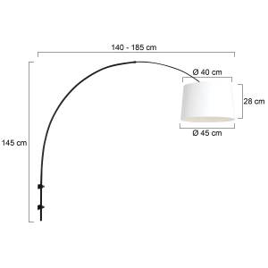 Wandleuchte Sparkled Light Coton / Aluminium - 1 ampoule