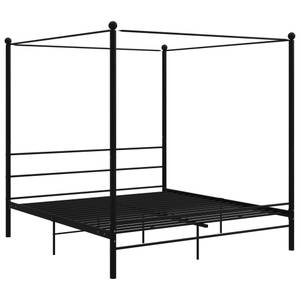 Cadre de lit 3009313 Noir - Largeur : 186 cm