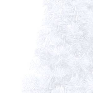 Sapin de noël artificiel Gris - Blanc - 125 x 240 x 125 cm