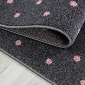 Tapis enfant PINKAR ⌀120 rose 120 x 120 cm