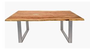 Tisch LORE Baumkante 90 x 90 cm