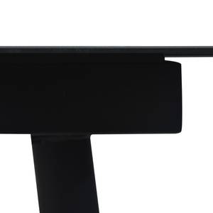 Table de salle à manger Noir - Métal - 90 x 74 x 190 cm