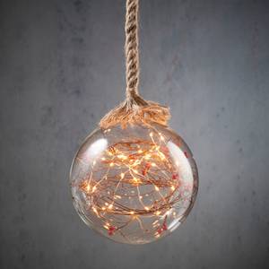 Boule de Noël lumineuse avec ficelle Verre - 15 x 95 x 15 cm