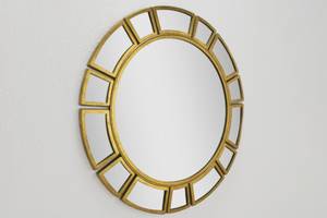 Wandspiegel Spiegel der Königin Gold - Metall - 79 x 79 x 2 cm