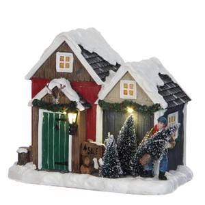 Miniature Magasin de Sapin Pierre - 11 x 13 x 16 cm