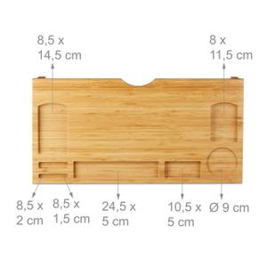 Monitorständer aus Bambus Braun - Bambus - 60 x 9 x 30 cm