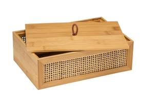 Bad-Organizer ALLEGRE BAMBOO Braun - Bambus - 22 x 7 x 15 cm