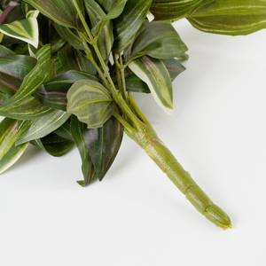 Kunstliche Hängepflanze Tradescantia Grün - Textil - 15 x 54 x 20 cm