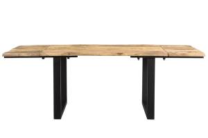 Esstisch LORE Mango massiv Braun - Massivholz - Holzart/Dekor - 90 x 77 x 140 cm