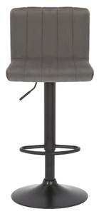 Tabouret de bar Jamie Lot de 2 Gris