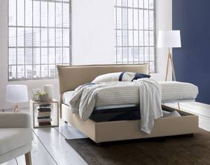 Doppelbett Clodovea Beige